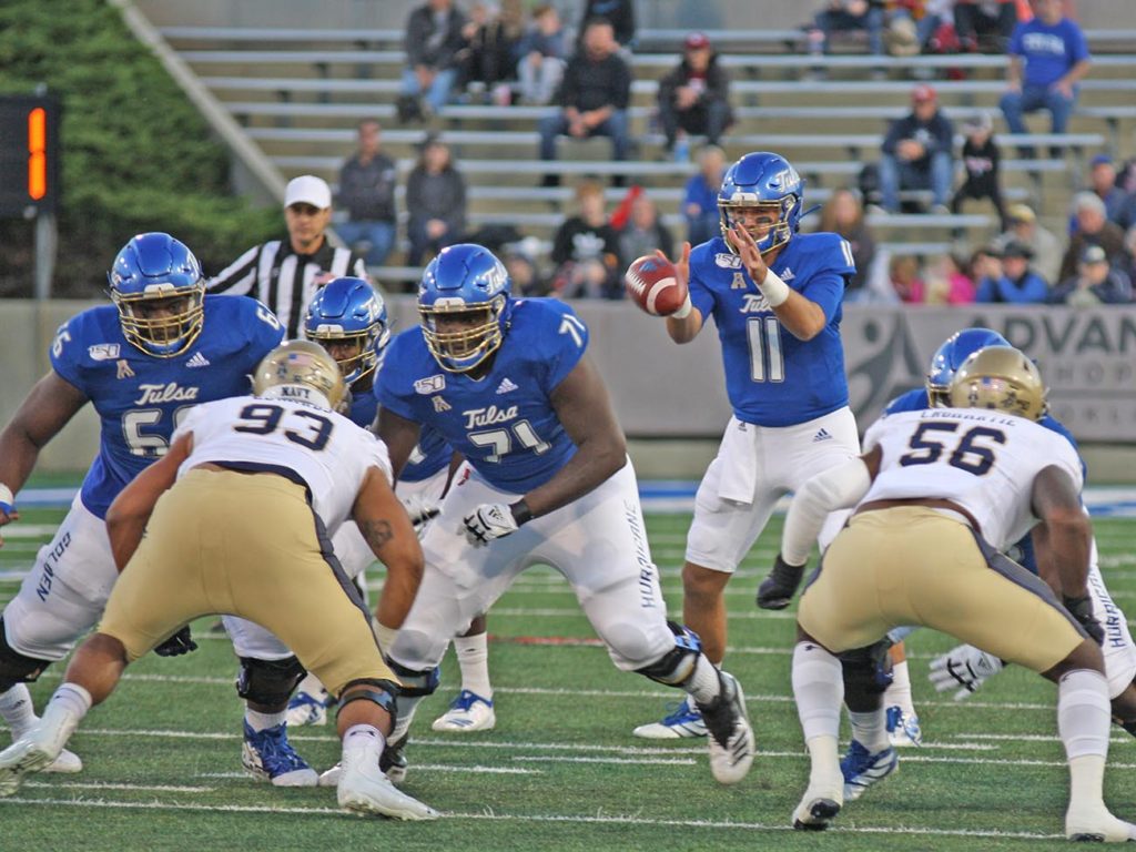 TU QB Zach Smith vs Navy