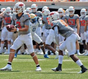 Oklahoma State quarterback Spencer Sanders