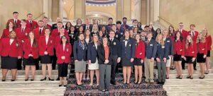 Oklahoma CareerTech student organization state officers visited the Capitol