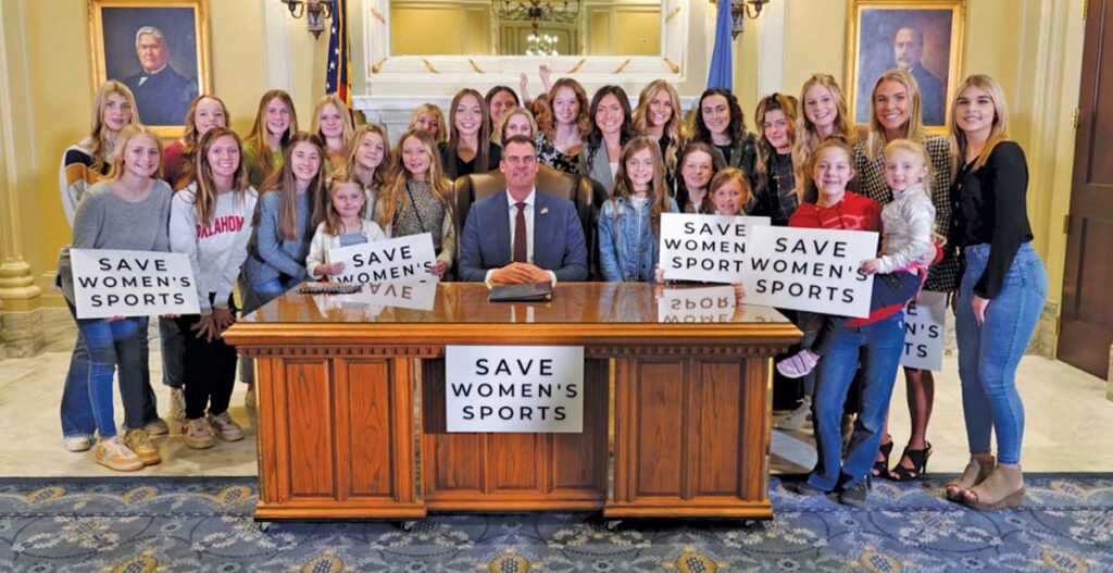 Governor Stitt Signs “Save Women's Sports Act” Into Law