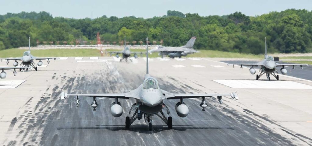 F-16 Vipers from the 138th Fighter Wing